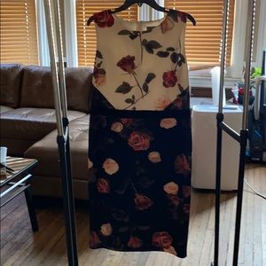Floral midi dress